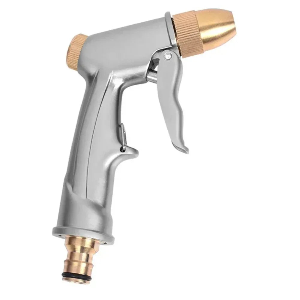 High Pressure Water Spray Hose Gun Metal Brass Nozzle | Lawn |Car Wash | Sprayer Sprinkler