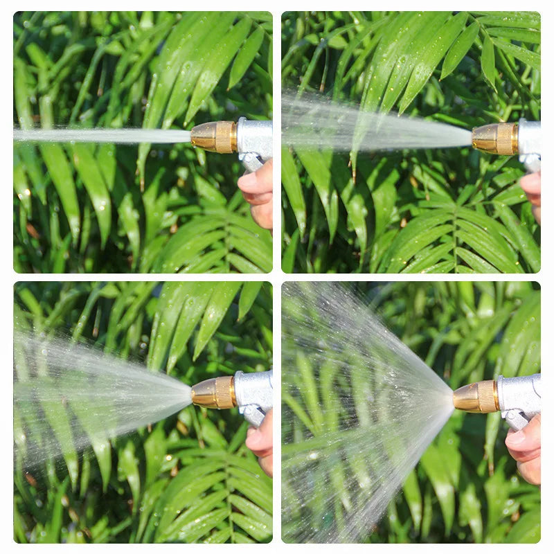 High Pressure Water Spray Hose Gun Metal Brass Nozzle | Lawn |Car Wash | Sprayer Sprinkler