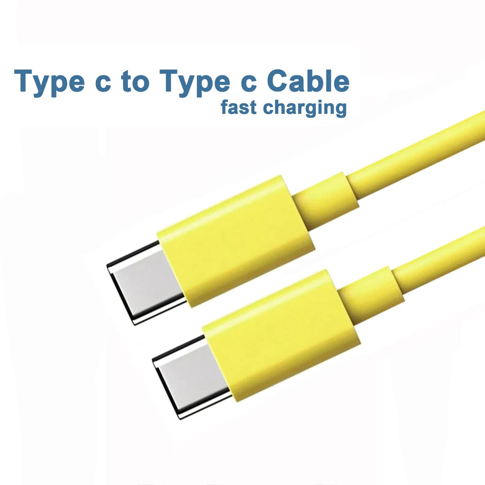 PD 60W USB C to USB Type C Cable Fast Charge Data Cable For Iphone Huawei Samsung Xiaomi Black White 1M 2M 3M 8M