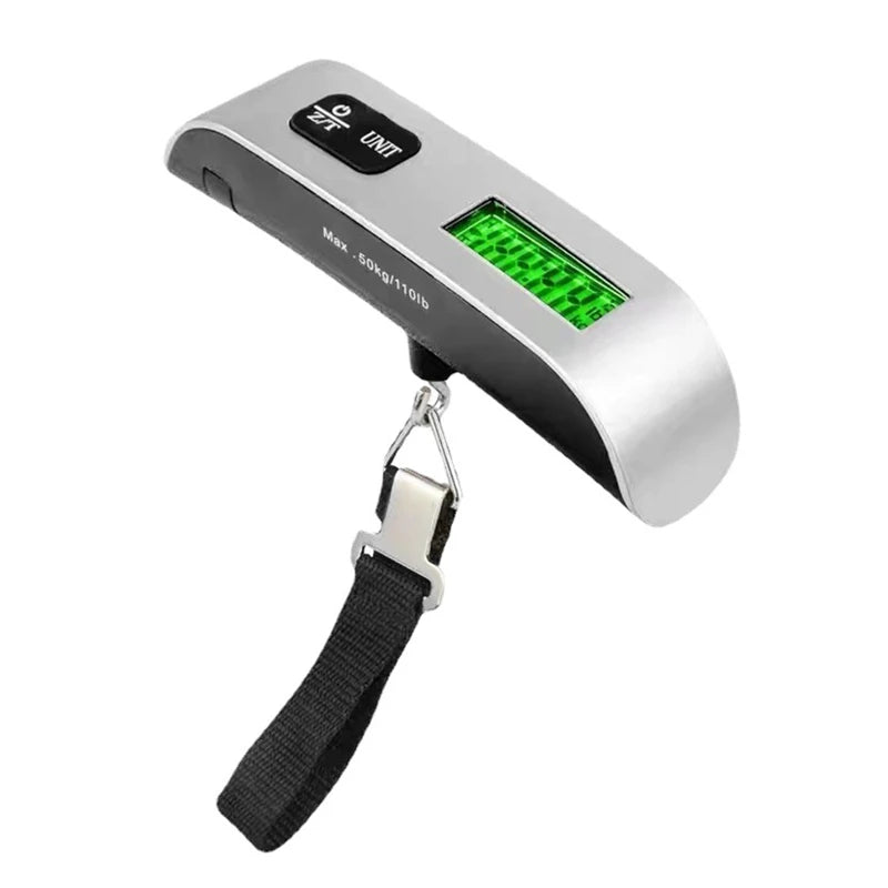 Portable Scale Digital LCD Display 110lb/50kg Electronic Luggage Hanging Suitcase Travel Weighs Baggage Bag Weight